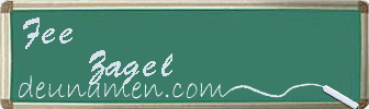 Fee Zagel Visitenkarte